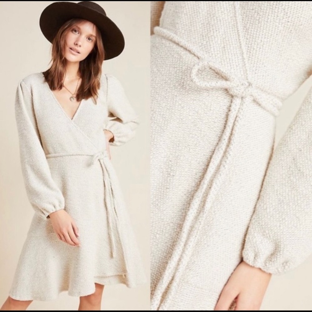 NWT Anthropologie Diana Knit Mini Dress XL